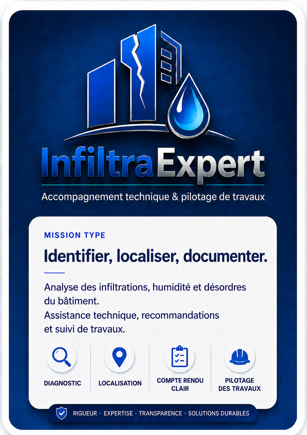 InfiltraExpert accompagnement technique bâtiment Luxembourg